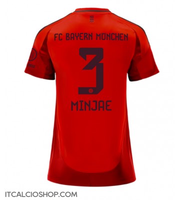 Bayern Munich Kim Min-jae #3 Prima Maglia Femmina 2024-25 Manica Corta